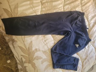 Tuta Adidas nera con logo