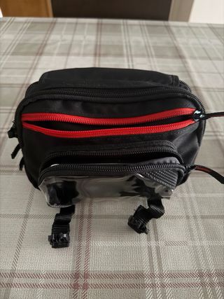 Bolsa manillar bici/patinete + correa