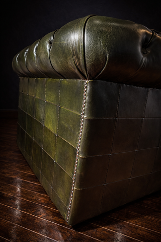 Sillón Chester Piel Verde