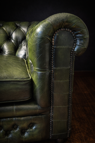 Sillón Chester Piel Verde