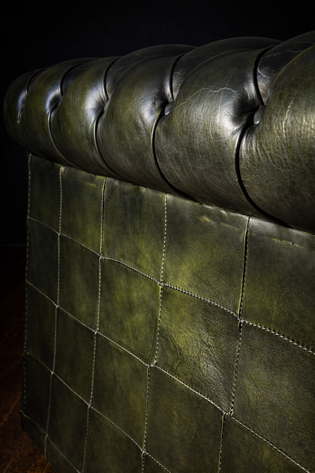 Sillón Chester Piel Verde