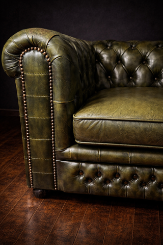 Sillón Chester Piel Verde