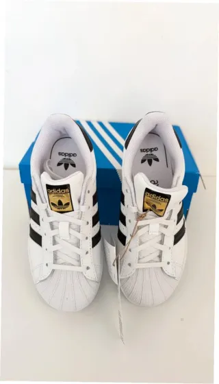 Adidas Superstar Blancas Negras Talla 41