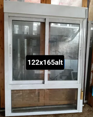 Ventana corredera aluminio 122x165