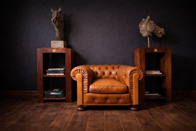 Sillón Chester Piel Coñac