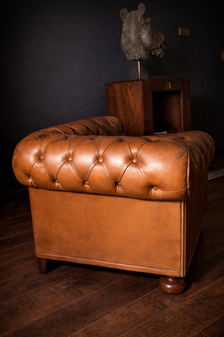 Sillón Chester Piel Coñac