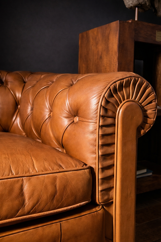 Sillón Chester Piel Coñac