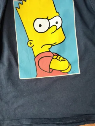 Camiseta Bart Simpson niño manga larga
