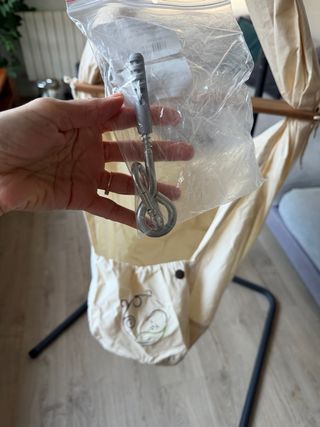 Hamaca bebé colgante con soporte
