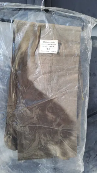 Pantalone drope lana verde militare tg 52