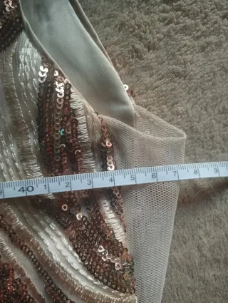 Vestido de fiesta con lentejuelas largo