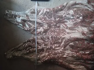 Vestido de fiesta con lentejuelas largo