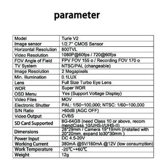 Cámara FPV Caddx Turtle V2 + HDR