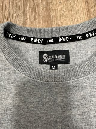 Sudadera Real Madrid Gris Talla M