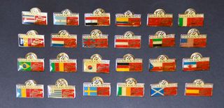 Colección pins Coca-Cola, Mundial fútbol Italia 90