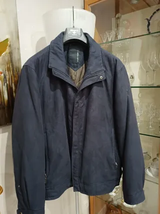 Giubbotto uomo Jupiter scamosciato blu