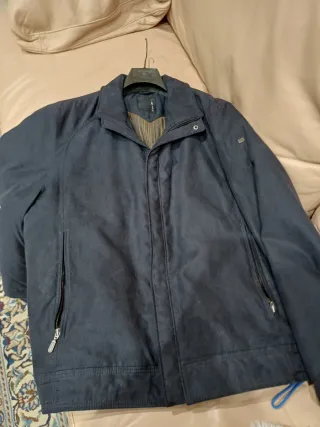 Giubbotto uomo Jupiter scamosciato blu