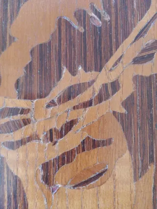 Quadro religioso intarsio