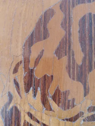 Quadro religioso intarsio