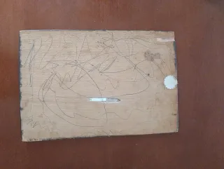 Quadro religioso intarsio