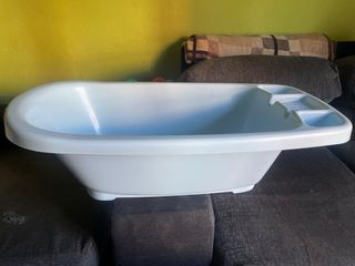 Bañera de bebé azul