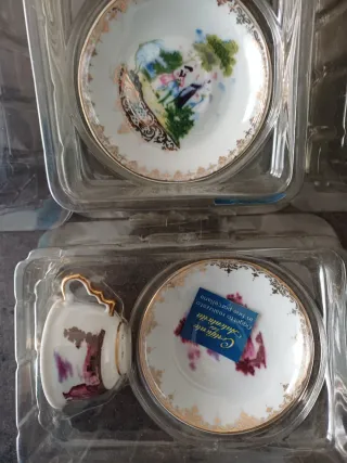 Stock Tazzine e Piattini Porcellana Nuovi