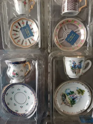 Stock Tazzine e Piattini Porcellana Nuovi