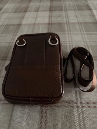 Bolso piel para móvil y cartera
