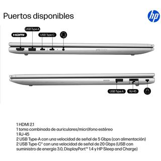 Portátil 16'' HP ProBook 4 G1i Ultra 7 32GB 1TB