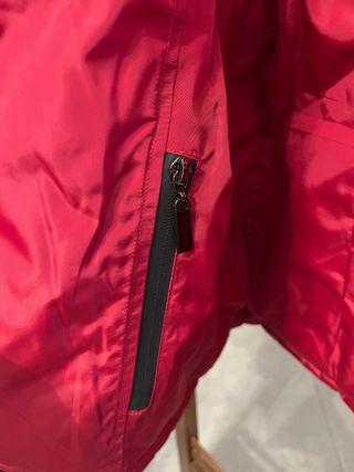 Piumino donna lucido rosso