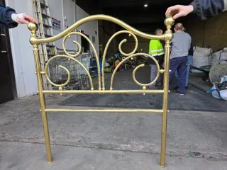 Cabecero de latón individual