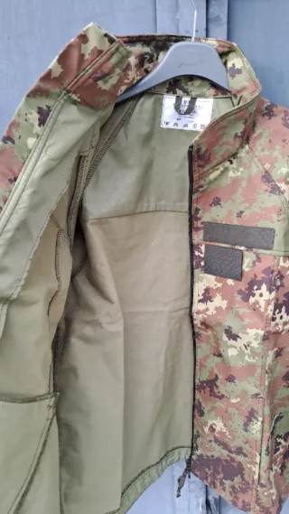Giubbino Wind stopper tg 50 nuovo vegetato militar