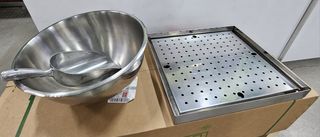 Lote churrería usado, fogón 80x80