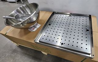 Lote churrería usado, fogón 80x80