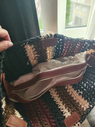 Bolso Rafia Pedro del Hierro Multicolor