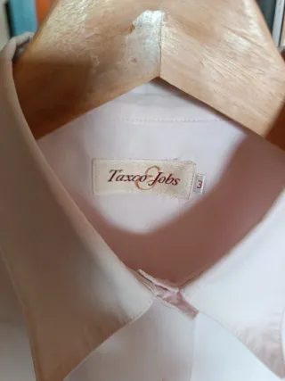 Camisa de vestir rosa mujer