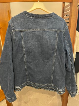 Giacca in denim con strass