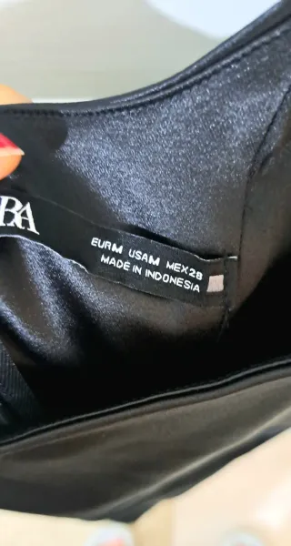 Mini abito Zara nero