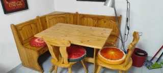 Juego Comedor Rústico Madera