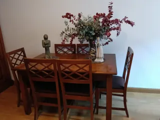 Mesa de comedor con 6 sillas