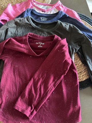 Lote 4 Camisetas Manga Larga