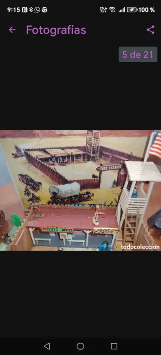 Fort Laramie de comansi , años 70. Vintage