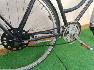 Bicicleta Paseo 26 Negra/Plata