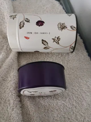 3x2 Caja metálica decorada