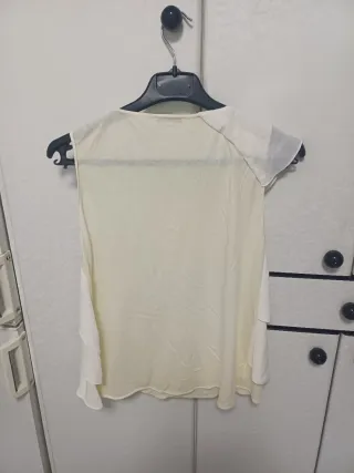 Blusa sin mangas Massimo Dutti beige