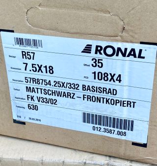 Llantas 4x108 18 7,5Jx18H2