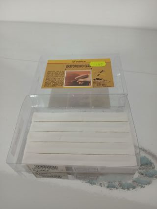 Lotto 5 Bastoncini Cera Veleca Bianco