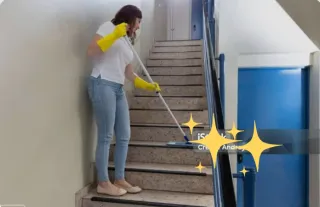 Limpieza escaleras, pisos y casas