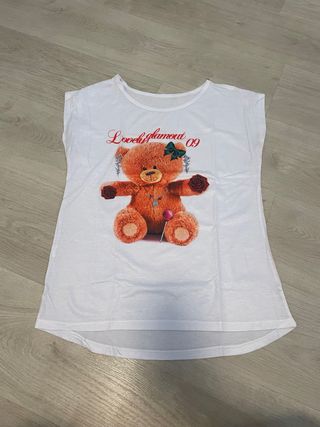 Camiseta Oso Lovely Glamour