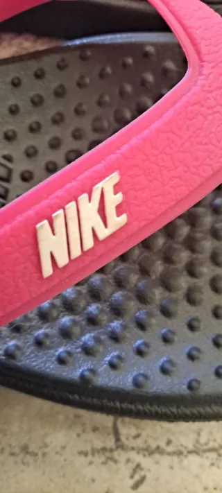 Chanclas Nike Mujer Negro/Rosa